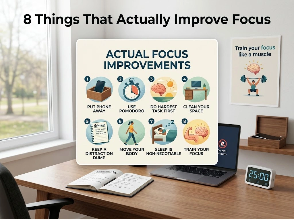 things that actually works to improve focus